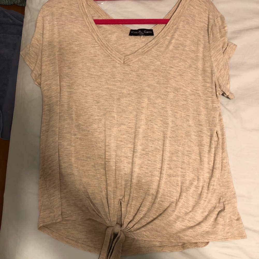 tie bottom tee shirt